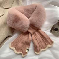 Bufanda De Piel De Pez Grueso De Terciopelo Para Mujer Invierno Mantener Caliente Collar De Piel Cruzado Protección Cervical Para Ciclismo Al Aire Libre Estilo Fashion - details 3