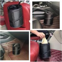 2 piezas portáthil plegable para Coche, Cubo de basura universal, plegable, Papelera, Caja de almacenamiento de viaje, Bolsa - details 2