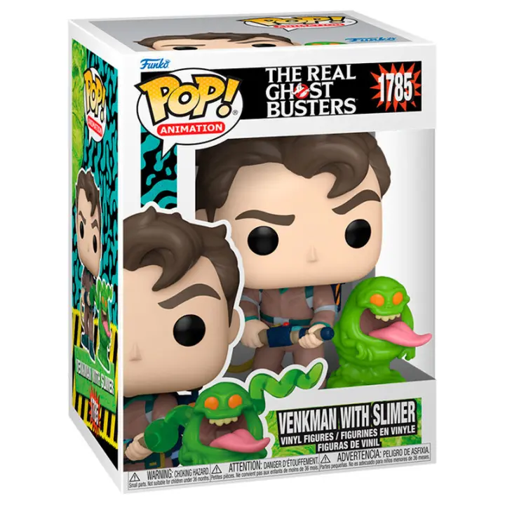 Figura Pop Los Autenticos Cazafantasmas Venkman With Slimer-Figura de Vinilo Coleccionable - Idea de Regalo- Mercancia Oficial - Juguetes para Niños y Adultos - Movies Fans - Muñeco para Coleccionistas y Exposición - 1