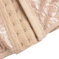 Corset Reductor De Cintura Original De Colombia Para Mujer Faja Redonda De Malla Bordada Control De Abdomen Ajuste Faja Modeladora - details 13
