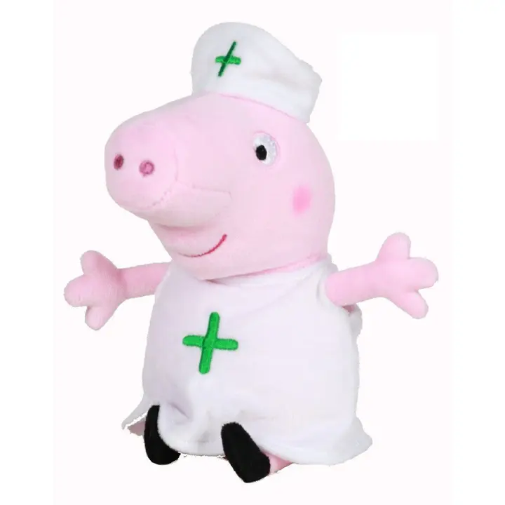 PELUCHE PEPPA PIG - ENFERMERA 26 CM, 760019421, PLAY BY PLAY, TIENDA CON LICENCIA OFICIAL - 1