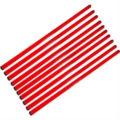 Cannon Set de 10x Picas de Entrenamiento 120 cm, Color Amarillo o Rojo, Practicar Deporte Futbol Rugby Futbol Americano Deportivo - 1