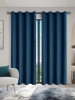 2pcs Cortinas De Blackout 100% Terciopelo Térmicas Y Decorativas Para Dormitorio Y Sala De Estar Aislamiento Acústico Y Luz - details 3