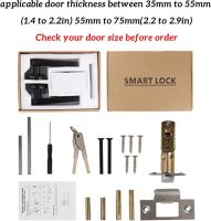 Cerrojo de Seguridad Industrial | Doble Autenticación Huella+Código | Certificación IP65 Anti-vandalismo | Para Almacén/Oficina/Caja Fuerte (Incl. 5 Llaves de Emergencia) - details 8