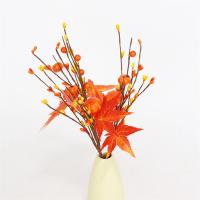 Plantas Artificiales De Calabaza Y Hojas De Maple Para Decoración De Halloween Arreglo Floral Para Sala De Estar Festivales Y Fotografía De Props - details 19