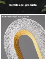 Lámpara De Mesa LED De Cristal Con Control Remoto Y Toque Recargable Iluminación De Dormitorio Decoración De Sala De Estar Fuente De Luz LED Incluida - details 3