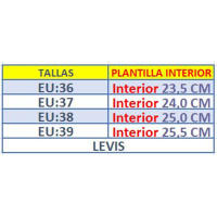 Levi's Levis Zapatilla Sneakers Niño AVENUE VAVE0083S NEGRO Zapatillas calzado niños Levis Winter ROYALE CORDONETS - details 0