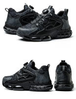 Zapatos De Seguridad Para Hombre Con Botón Giratorio Indestructibles Tamaño De Punta De Acero Antipinchazos Y Antideslizantes - details 24