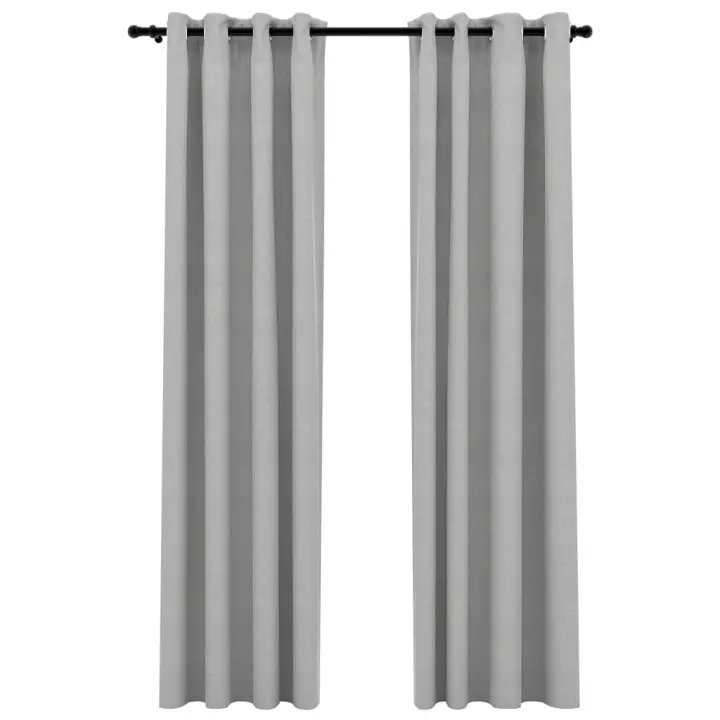 Cortina Opaca Alada Collection Mommata 140x260 cm de Loneta: Elegancia y Confort Todo el Año - Cortina Opaca Alada de Loneta para un Ambiente Elegante y Acogedor - 140x260 cm - 1