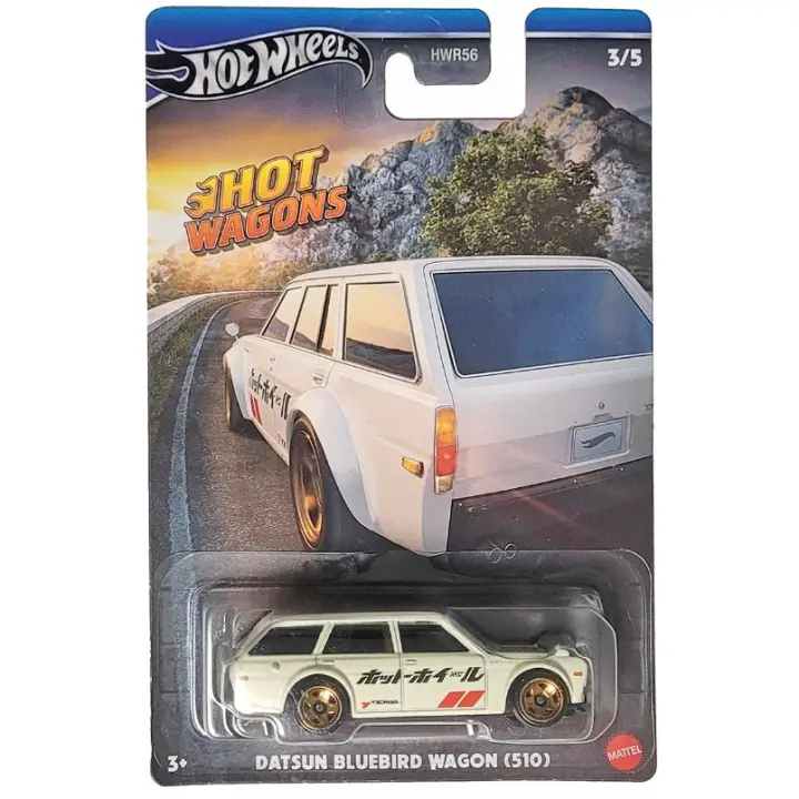 Hot Wheels Hot Wagon 3/5 Datsun Bluebird Wagon 510 Mattel - 1