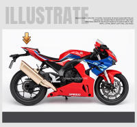 Honda CBR1000 Speed Modelo De Coche De Acción a Escala 1/12 Con Sonido Y Luz Coche De Metal Para Niños Regalo Tamaño Ajustable - details 3