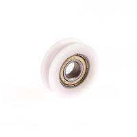 Rueda De Deslizamiento Para Puerta Y Ventana 626 Pulley Con Eje De 6*22*7MM Rueda Plana Ranura U Nylon Material De Inyección - details 16