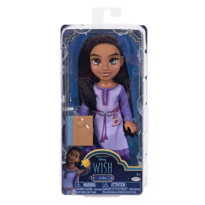 Muñeca Asha Wish Disney 15cm de Jakks - Coleccionable - 1