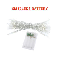 Guirnalda De Navidad LED De 10M 20M 50M 100M Luces De Hilo De Hadas Para Decoración Exterior De Bodas Y Fiestas - details 5