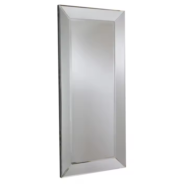 Espejo Biselado con Lunas Biseladas - Trasera en DM Negro - Colgante - Medidas 150cm X 50cm - 1