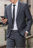 Traje De Novio Para Hombre Elegante Y Profesional Con Pantalones Color Sólido Moda Casual Talla Slim M-6XL Incluye Chaqueta Y Pantalones - details 5