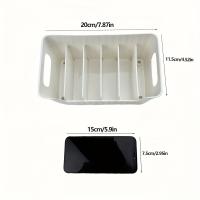 Organizador De Especias Desmontable De 6 Compartimentos Gran Capacidad Para Nevera Armario Y Encimera Almacenamiento Práctico - details 2