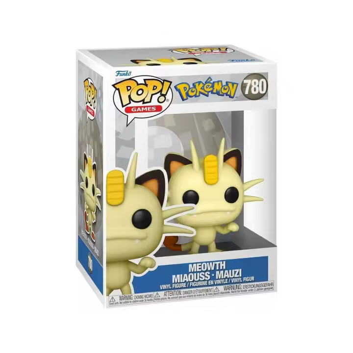 Funko Pop Games Pokémon Meowth Funko 74630 Juguetes FUNKO - 1