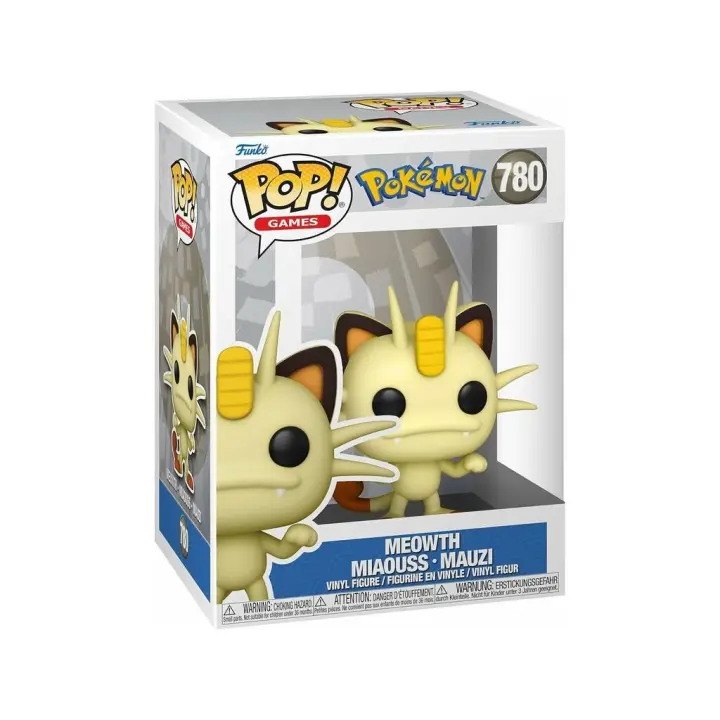 Funko Pop Games Pokémon Meowth Funko 74630 Juguetes FUNKO - 1