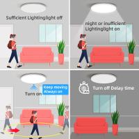 Lámpara De Techo LED Con Sensor De Movimiento Radar Infrarrojo Para Casa Corredor Porche Iluminación Automática Moderna - details 6