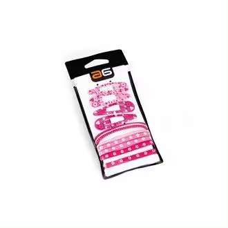 Kit Ganchos + Gomas Rosas, 12 Pc ASUER GROUP - 1