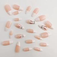 24 Piezas De Arte De Uñas En Forma De Almendra Con Diseño De Uñas Postizas De Presión Que Colocan Un Conejito Suave Y Lindo En Tus Dedos - details 2