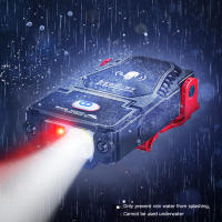 Linterna De Buzón LED Recargable Con Sensor De Movimiento Luz De Cabeza Super Brillante Para Pesca Y Camping Con Ángulo Ajustable - details 1