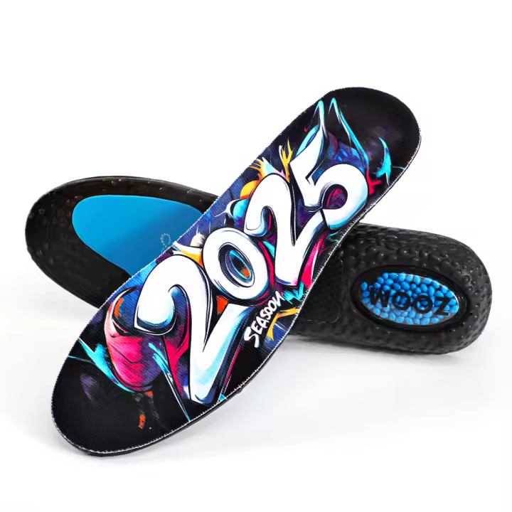 Plantillas deportivas con amortiguación de aire y fibra de carbono para zapatillas de running, talla 36-46 - 1