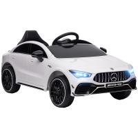 AIYAPLAY Coche Eléctrico para Niños de +3 Años Mercedes-AMG CLA 45 Carro Eléctrico Infantil con Batería 12V Mando a Distancia Faros LED Bocina Música y Ruedas Auxiliares - details 0