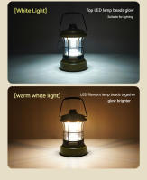 Lámpara Retro Portátil Para Camping USB Recargable Luz De Viaje Vintage Iluminación Exterior Equipamiento De CampingLinterna - details 6