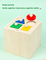 Juguete Montessori De Madera Kit De Juego Para Desarrollo Temprano En Edad De 3-6 Años Sorteo De Formas Y Caída De Bolas Caja De Permanencia De Objetos Con Monedas Y Zanahorias Para Niños Pequeños - details 9
