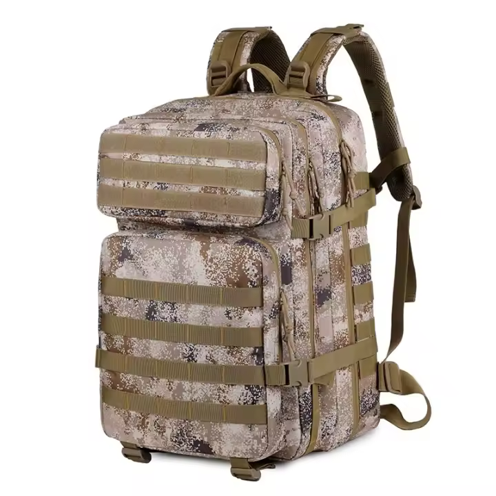 45L Mochila Táctica Militar Paquete de Asalto Gran Bolsa Ordenador Portátil para Viajar Senderismo Camping Trekking Cam - 1