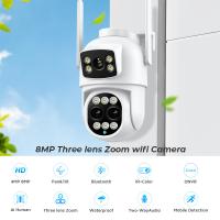 Cámara De Seguridad IP 6K 12MP Con Zoom De 8X Y Lentes Triples Pantalla Dual Exterior WiFi Protección Del Hogar CCTV PTZ ICSEE - details 0