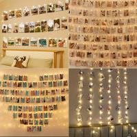 Cadena De Luces De Cobre Con Clip USB Para Decoración De Fiestas Y Navidad Estrella Luz Atmosfera Para Habitación Y Pared - details 1