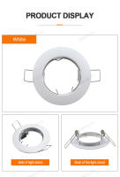 Soporte De Lámpara MR16 GU10 GU5.3 Cuerpo De Hierro Marco Con Base Socket GU10 MR16 Para Iluminación De Techo Spot - details 7