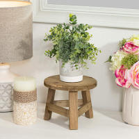 Soporte De Plantas De Madera Calidad Superior En Acrílico Regalo Para Padres Estilo Moderno Material Natural Sin Plegado - details 1
