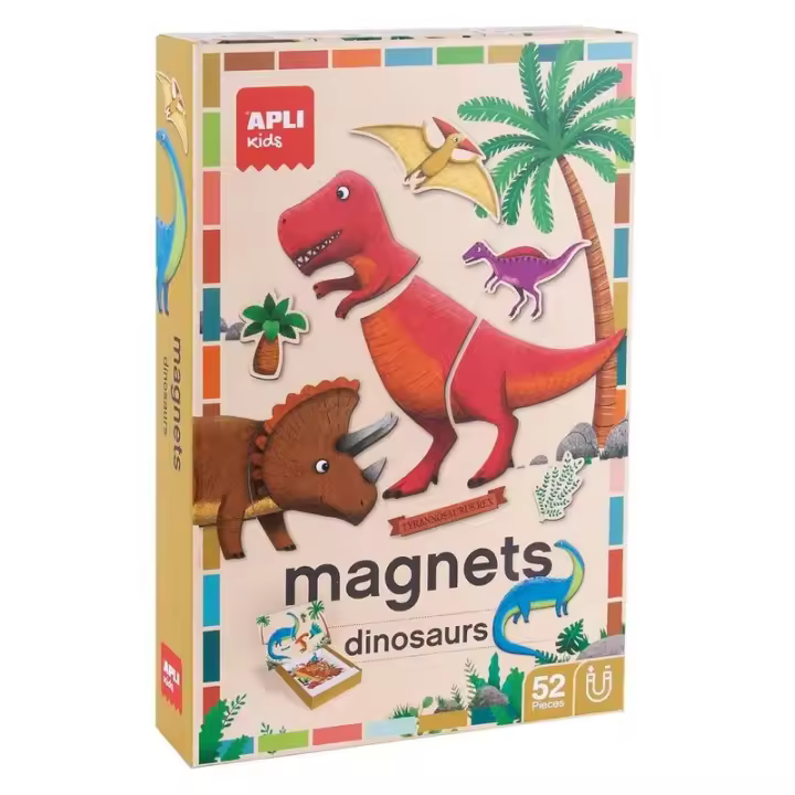 Juego magnético sobre dinosaurios Fun Dinos APLI KIDS 19233 - 1