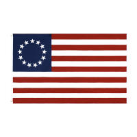 Bandera De Los EE.UU. 13 Estrellas 90x150 Cm Estilo Betsy Ross Decoración De Historia Americana Material Poliéster Super-Textil - details 0