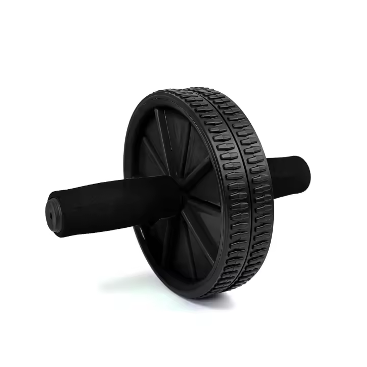 Ociodual OcioDual Rueda Abdominal, Rodillo Abdominales, Rueda Abdominales con Mango, Ejercicio en Casa, Gym en Casa, Core, Flexibilidad y Fuerza, Roller Gimnasio en Casa, Rodillo Abdominal, Negro - 1