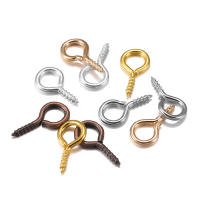 200pcs Agujas Para Ojos Pequeñas Y Miniatura Doradas Con Gancho Y Tornillo Herrajes Para Joyería DIY Accesorios Metálicos Para Creación De Joyas - details 2
