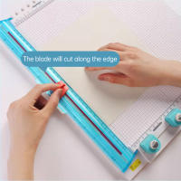KW-trio 13095 Trimmer De Papel Herramienta De Marcado 7 En 1 Cortadora De Papel Para Manualidades Y Scrapbooking Con Hojas De Corte Y Marcado - details 11