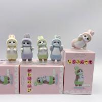 Caja Sorpresa De Figuras De Madera Miniatura De Dibujos Animados Auténticas Bendiciones De Gato Y Delfín Juguetes Para Niños Decoración De Colección - details 11
