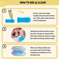Cepillo De Dientes Para Perros De Silicona Suave Y No Tóxica Herramienta De Cuidado De Los Dientes Y Eliminación Del Aliento Malo Para Mascotas Universales - details 6