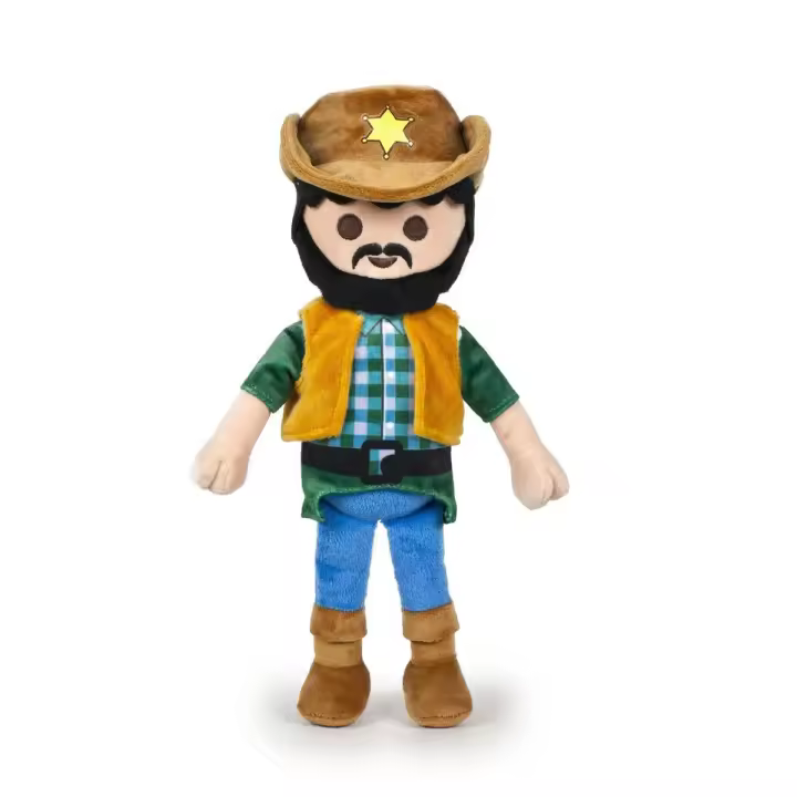 Peluche Playmobil - Sheriff 30 cm, Serie Limitada Exclusiva, 760014971, TIENDA CON LICENCIA OFICIAL - 1