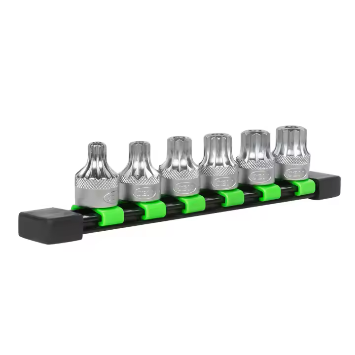 JBM 51409 Set de 6 piezas de  1/2" punta cantos inviolable / punta XZN - Juego Completo de Herramientas Manuales para el Hogar. Moto, coche y Motor, Excelente Precio - 1