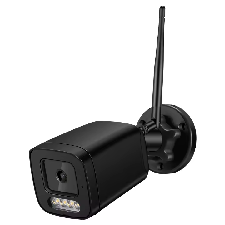 Cámara De Seguridad IP 4K 8MP WIFI Exterior Impermeable CCTV Con Detección De Movimiento Humano Y Audio Wireless H.265 Bala - 1