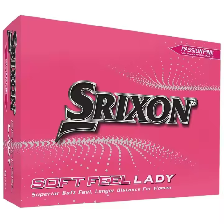 Srixon 12 bolas de golf Softfeel Lady Rosas modelo 2024. Bolas de gama alta de dos capas - 1