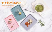 3 Piezas Bandejas para Comida Bandejas Práctico y Duradero Bandejas para servir de Plastico 3 Color Bonito Bandejas Rectangulares de Plástico Hosteleria para Comedor Cafés Cocina 34 x 24 cm - details 0