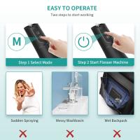 Irrigador Oral Recargable Portátil Con Pulso Alto Máquina De Limpieza Profunda Y Salud De Encías Viajera Silenciosa Para Adultos - details 5
