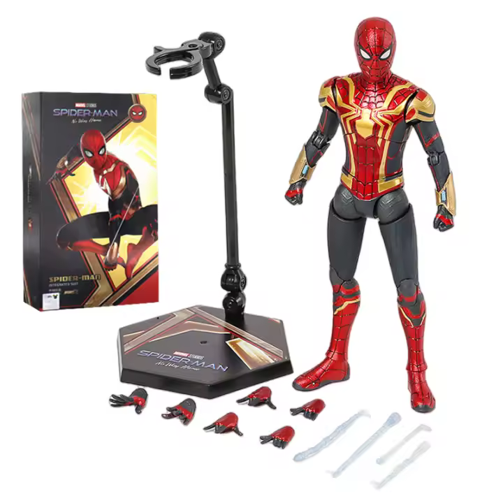 Figura De Acción Spider-Man Super War Big Time ZD Toys Colección ML Avengers Infinity War Iron Spider 2.0 1/10 Para Jóvenes De 14 Años O Más - 1